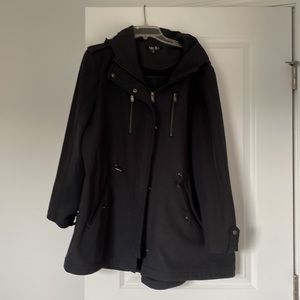 Mo Ka Scarlet hooded cargo jacket